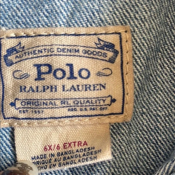 Polo Ralph Lauren Kids Denim Jacket - Blue - Picture 2 of 5